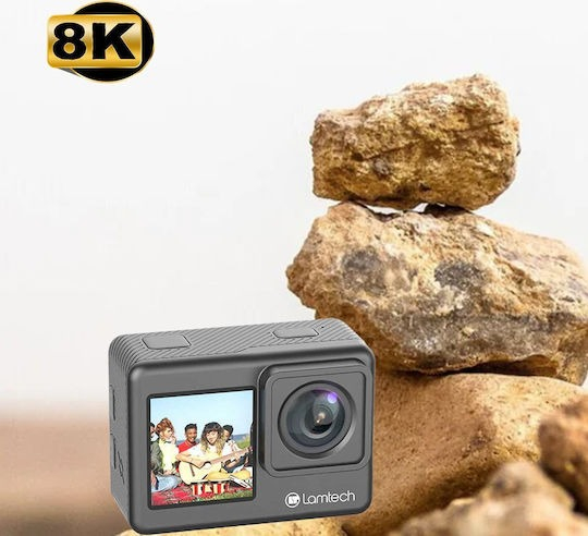 ACTION CAMERA 8K EIS DUAL SCREEN WIFI WITH REMOTE CONTROL LAMTECH