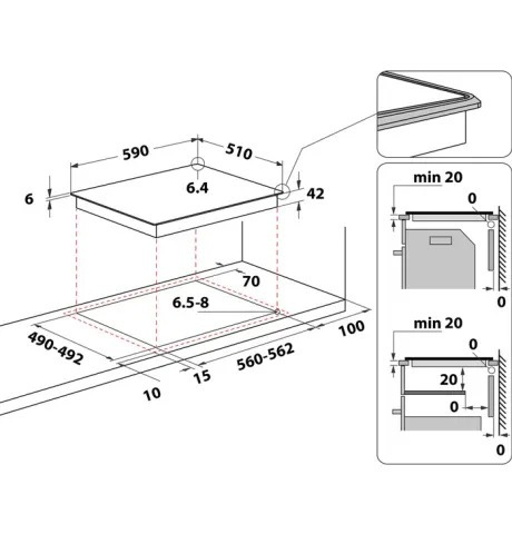 ΕΣΤΙΕΣ AKT8601 IX HOB WHIRLPOOL