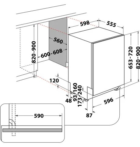 ΠΛΥΝΤΗΡΙΟ ΠΙΑΤΩΝ WIC 3C33 PFE WHIRLPOOL