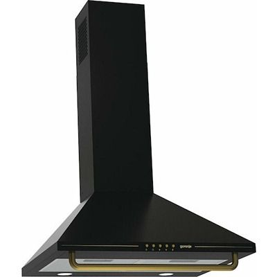 ΑΠΟΡΡΟΦΗΤΗΡΑΣ ΤΖΑΚΙ CLASSICO WHC63CLB-736180 ΜΑΥΡΟ GORENJE