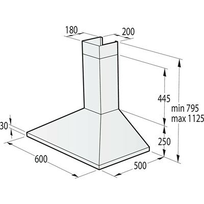 ΑΠΟΡΡΟΦΗΤΗΡΑΣ CLASSICO WHC63CLI-736201 ΜΠΕΖ GORENJE