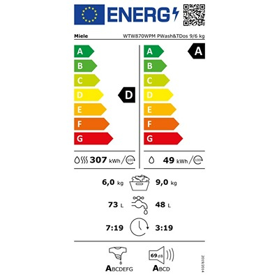 ΠΛΥΝΤΗΡΙΟ ΡΟΥΧΩΝ-ΣΤΕΓΝΩΤΗΡΙΟ WTW870WPM EU1 LW P&amp;T MIELE
