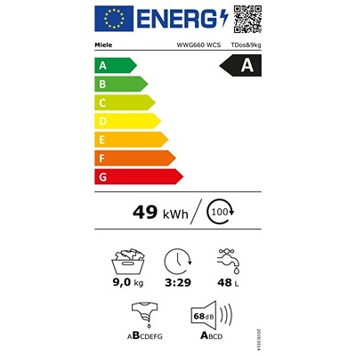 ΠΛΥΝΤΗΡΙΟ ΡΟΥΧΩΝ  WWG660 WCS EU1 MIELE 9kg