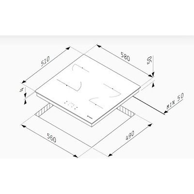 ΕΣΤΙΑ ΚΕΡΑΜΙΚΗ PHC61410FMB PYRAMIS