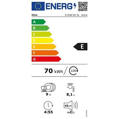 ΠΛΥΝΤΗΡΙΟ ΠΙΑΤΩΝ G 5540 SCi SL A ED230 ACTIVE MIELE