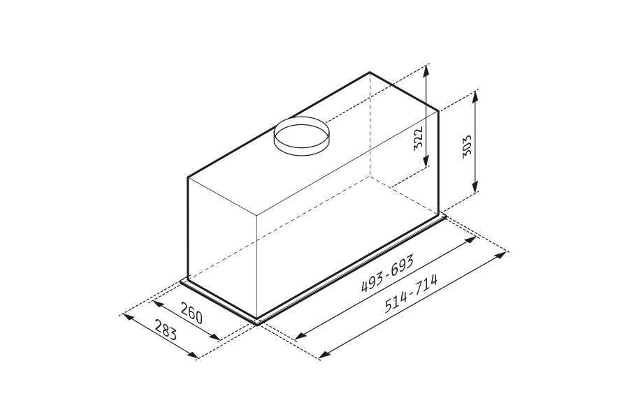 ΑΠΟΡΡΟΦΗΤΗΡΑΣ ΤΖΑΚΙ PLUS 51 EF STAINLESS STEEL PYRAMIS
