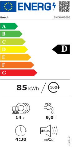 ΠΛΥΝΤΗΡΙΟ ΠΙΑΤΩΝ SMI4HVS00E BOSCH