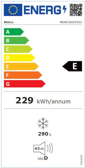 ΚΑΤΑΨΥΚΤΗΣ MDRC405FEE01 MIDEA