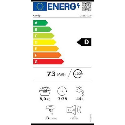ΠΛΥΝΤΗΡΙΟ ΡΟΥΧΩΝ TCA283D2-S CANDY