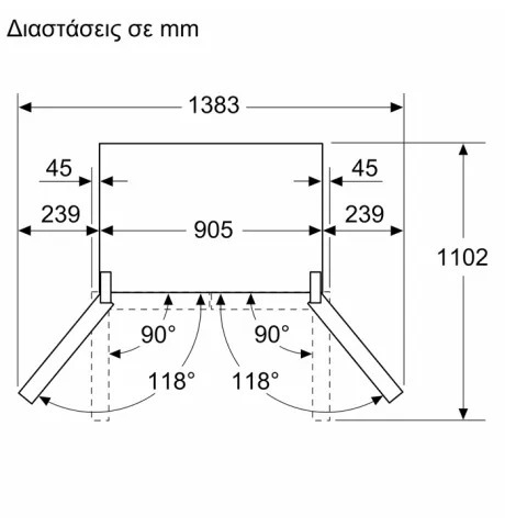 ΨΥΓΕΙΟ KFI96AXEA BOSCH