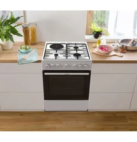 ΚΟΥΖΙΝΑ ΓΚΑΖΙΟΥ GK6B43WD-74547 ΛΕΥΚΟ GORENJE
