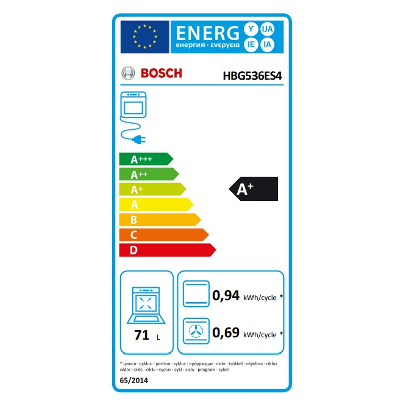 ΦΟΥΡΝΟΣ HBG536ES4 BOSCH