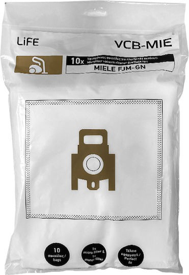 ΣΑΚΟΥΛΕΣ ΣΚΟΥΠΑΣ VCB-MIE FOR MIELE+ MOTOR FILTER _MICRO FILTER LIFE