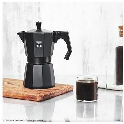 ΜΠΡΙΚΙ ESPRESSO MOCKLASSIC 300 01666 3CUPS BLACK CECOTEC