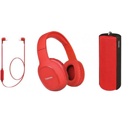 WIRELESS AUDIO 3 IN 1 COMBO PACK RED HSP-3P19R TOSHIBA