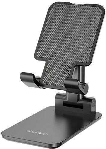 DESKTOP STAND 2IN1 FOLDING FOR SMARTPHONES AND TABLETS BLACK LAMTECH
