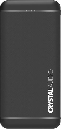 POWER BANK PBK3K 10000mAh DUAL BLACK CRYSTAL AUDIO