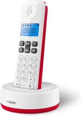 ΤΗΛΕΦΩΝΟ ΑΣΥΡΜΑΤΟ D1611R/GRS ΚΟΚΚΙΝΟ PHILIPS