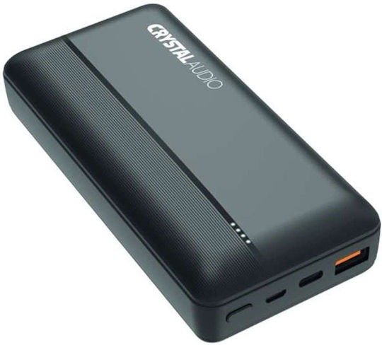 POWER BANK PBK5K 20000mAh BLACK CRYSTAL AUDIO