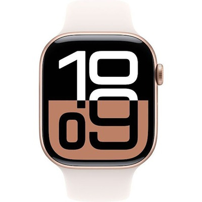 WATCH S10 GPS 46mm ROSE GOLD ALUM CASE - LIGHT BLUSH SB M/L MWWU3QF/A APPLE