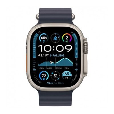 WATCH ULTRA 2 GPS+CELL 49mm NATURAL TITANIUM CASE - NAVY OCEAN BAND MX4D3GK/A APPLE