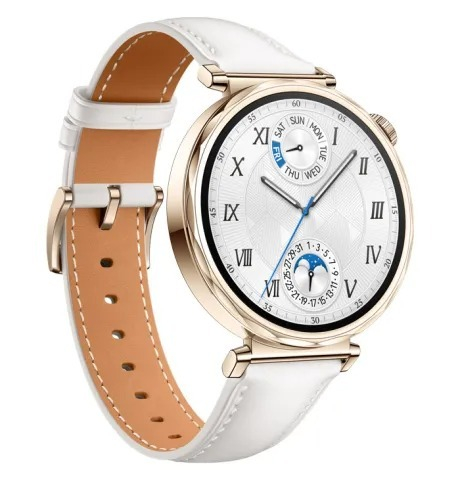 WATCH GT 5 41mm WHITE LEATHER STRAP HUAWEI