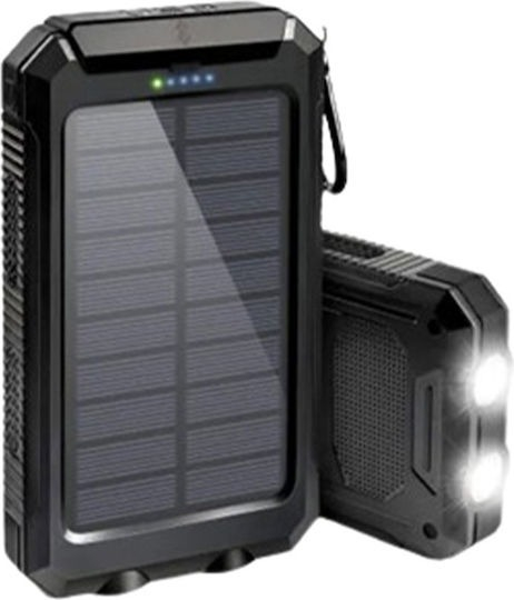 POWER BANK SOLAR 20000MAH BLACK