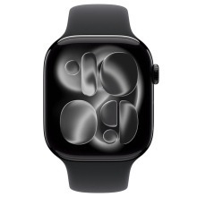 WATCH S11 GPS 42mm JET BLACK ALUM CASE - BLACK SB S/M MEQT4QL/A APPLE