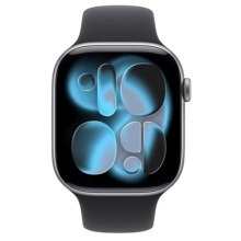 WATCH S11 GPS 42mm SPACE GREY ALUM CASE - BLACK SB S/M MEQW4QL/A APPLE