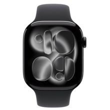 WATCH S11 GPS 46mm JET BLACK ALUM CASE - BLACK SB M/L MEUX4QL/A APPLE