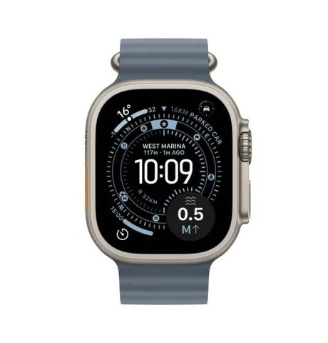 WATCH ULTRA 3 GPS + CELL 49mm NATURAL TITANIUM CASE - ANCHOR BLUE OCEAN BAND MEWH4QR/A APPLE