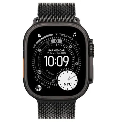 WATCH ULTRA 3 GPS + CELL 49mm BLACK TITANIUM CASE - BLACK MILANESE LOOP M MF1Q4QR/A APPLE