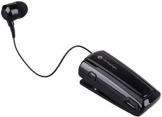HEADSET BT RETRACTABLE UA24 V2.0 BLACK IXCHANGE