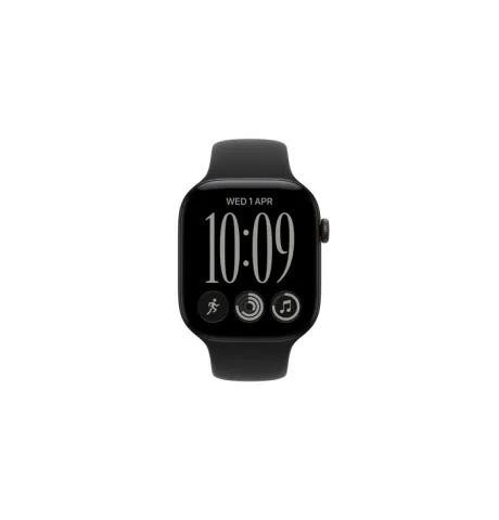 WATCH S12 GPS 46mm BLACK ALUM CASE - BLACK SB S/M MJEK4QL/A APPLE