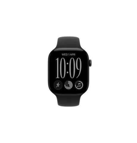 WATCH S12 GPS 46mm BLACK ALUM CASE - BLACK SB M/L MJEL4QL/A APPLE