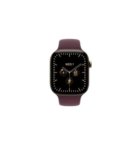 WATCH S12 GPS + CELL 42mm RADIANT GOLD TITANIUM CASE - BURGUNDY SB M/L MJGK4QL/A APPLE