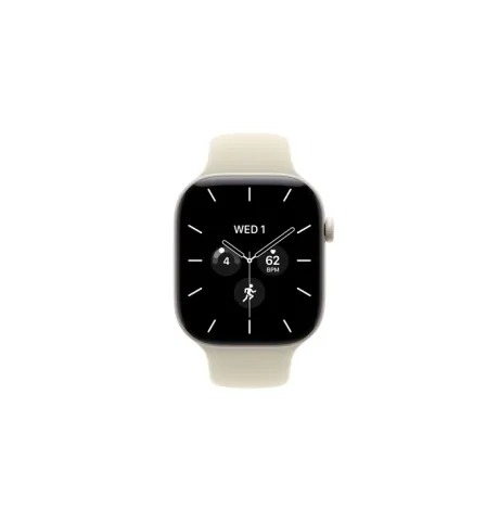 WATCH S12 GPS + CELL 46mm PEARL WHITE CERAMIC CASE - SAND SB S/M MJH14QL/A APPLE