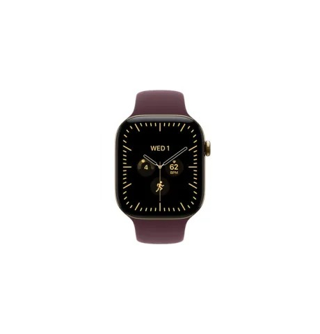 WATCH S12 GPS + CELL 46mm RADIANT GOLD TITANIUM CASE - BURGUNDY SB M/L MJGT4QL/A APPLE