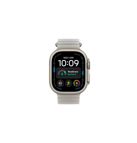 WATCH ULTRA 4 GPS + CELL 49mm NATURAL TITANIUM CASE - TRANSLUCENT GREY OCEAN BAND MJAD4QC/A APPLE