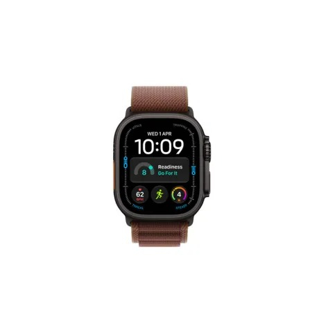 WATCH ULTRA 4 GPS + CELL 49mm BLACK TITANIUM CASE - BURGUNDY ALPINE LOOP S MJC04QC/A APPLE