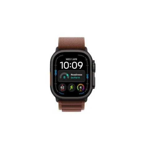 WATCH ULTRA 4 GPS + CELL 49mm BLACK TITANIUM CASE - BURGUNDY ALPINE LOOP M MJC14QC/A APPLE