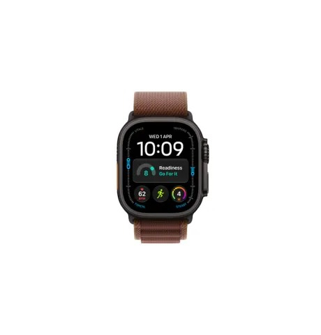 WATCH ULTRA 4 GPS + CELL 49mm BLACK TITANIUM CASE - BURGUNDY ALPINE LOOP L MJC24QC/A APPLE