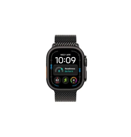 WATCH ULTRA 4 GPS + CELL 49mm BLACK TITANIUM CASE - BLACK TITANIUM MILANESE LOOP M MJAV4QC/A APPLE