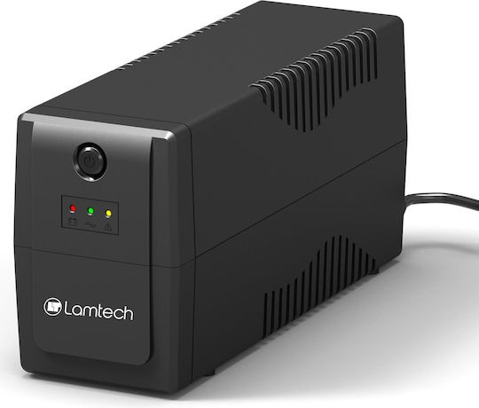 UPS WITH AVR,CPU 12V7AH 2 SCHUKO SOCKET K800VA LAMTECH