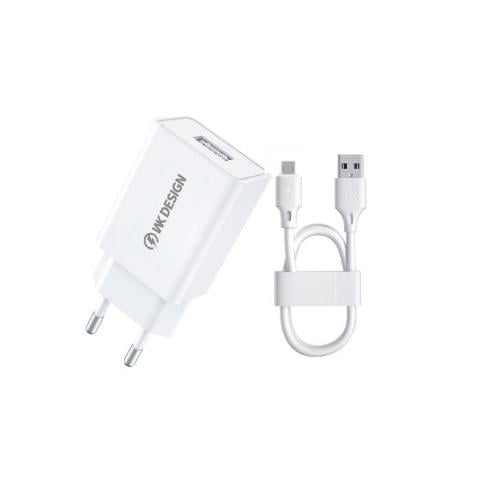 CHARGER WP-U11 COMBO + I6 CABLE 1M WHITE WK