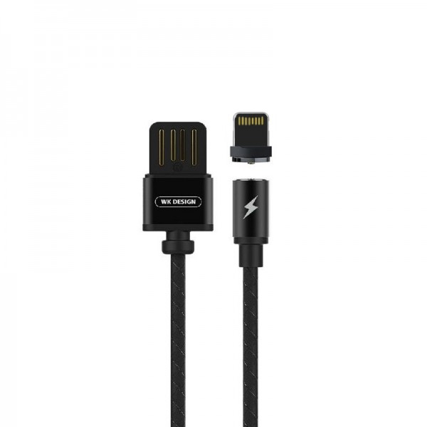CHARGING CABLE MICRO 1m MAGNETIC WDC-046 BLACK WK