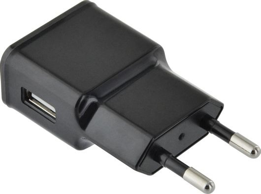 WALL CHARGER LAM020141 2.1A WITH MICRO USB CABLE 1M BLACK LAMTECH