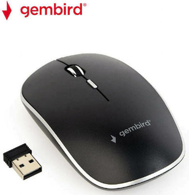 MOUSE WIRELESS OPTICAL MUSW-4B-01 BLACK GEMBIRD