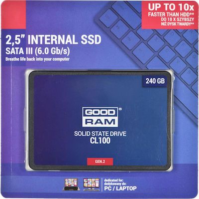 SSD CL100 GEN2 240GB SATA III 2,5" GOODRAM