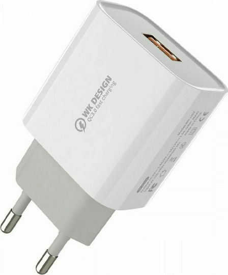 QUICK CHARGER 3.0 18W WP-U57 COMBO + MICRO CABLE WK